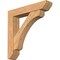 Ekena Millwork Legacy Slat Smooth Bracket w/ Offset Brace, Western Red Cedar, 7 1/2"W x 38"D x 38"H BKT0806X38X38LEC06SWR - alternate 1